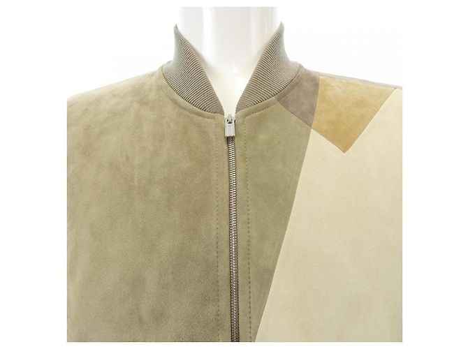 Chaqueta Blouson Hermès Verde Caqui - vista 5