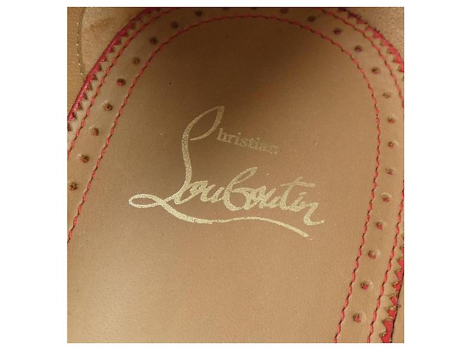 Scarpe in pelle Christian Louboutin Nero - vista 6