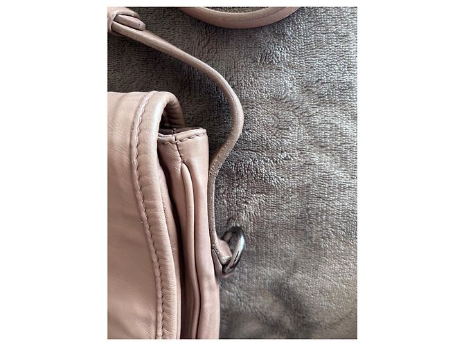 Borsa in pelle Prada Vitello Shine beige Rosa - vista 4