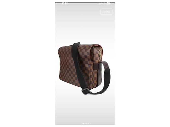 Messenger Naviglio Louis Vuitton Ebano - vista 2