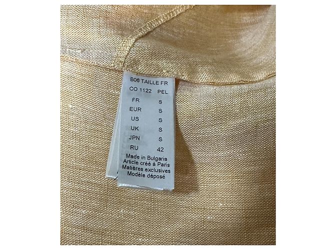 Vestido Audacieuse de lino naranja Eres - vista 7