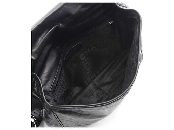 Chanel Wild Stitch Schwarze Schultertasche - Ansicht 3