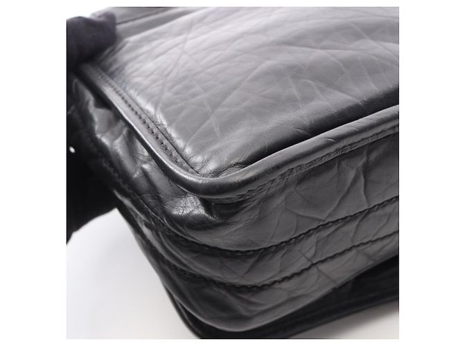 Chanel Wild Stitch Schwarze Schultertasche - Ansicht 7
