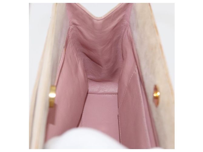 CHANEL Handtasche Wildleder Rosa Gold CC Auth BAZ810A Pink Golden - Ansicht 19