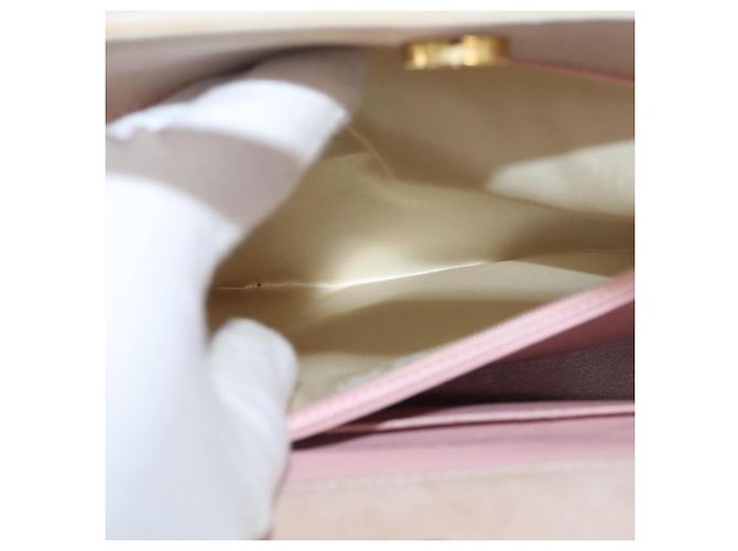 CHANEL Handtasche Wildleder Rosa Gold CC Auth BAZ810A Pink Golden - Ansicht 22