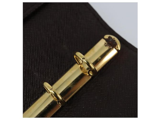 LOUIS VUITTON Cubierta de Planificador Diario Damier Ebene PM R20700 LV Auth BAZ312 - vista 10