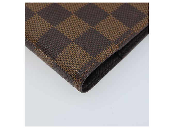 LOUIS VUITTON Cubierta de Planificador Diario Damier Ebene PM R20700 LV Auth BAZ312 - vista 14