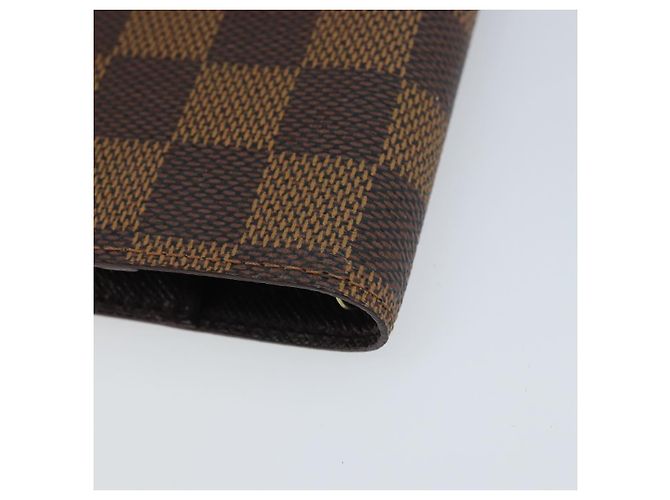 LOUIS VUITTON Cubierta de Planificador Diario Damier Ebene PM R20700 LV Auth BAZ312 - vista 15