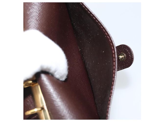 LOUIS VUITTON Cubierta de Planificador Diario Damier Ebene PM R20700 LV Auth BAZ312 - vista 22