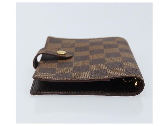 LOUIS VUITTON Cubierta de Planificador Diario Damier Ebene PM R20700 LV Auth BAZ312 - vista 5