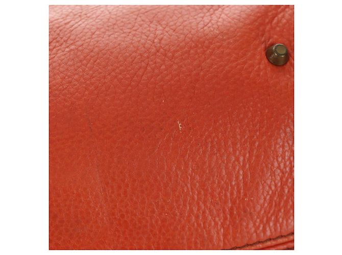 Chloé Borsa a mano Chloe Paddington in pelle arancione argento oro Auth BAZ691V D'oro - vista 6