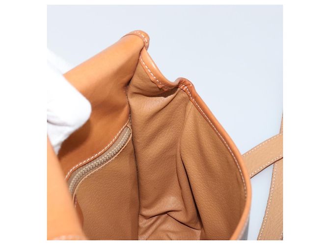 Céline Borsa a spalla CELINE Macadam in tela con stella, pelle PVC, marrone, oro, autentica mr2264 D'oro - vista 20