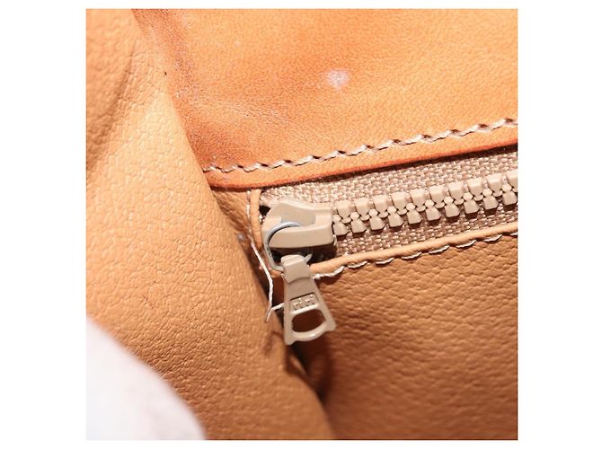 Céline Borsa a spalla CELINE Macadam in tela con stella, pelle PVC, marrone, oro, autentica mr2264 D'oro - vista 22