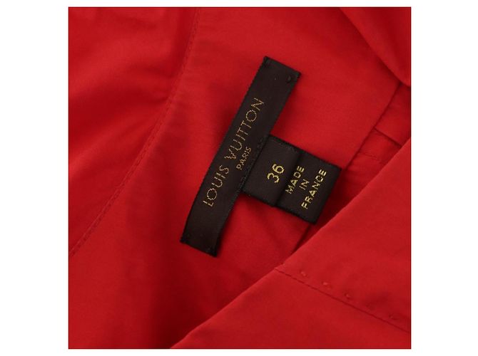 LOUIS VUITTON Mono de Algodón Rojo LV Auth 167171A Roja - vista 13