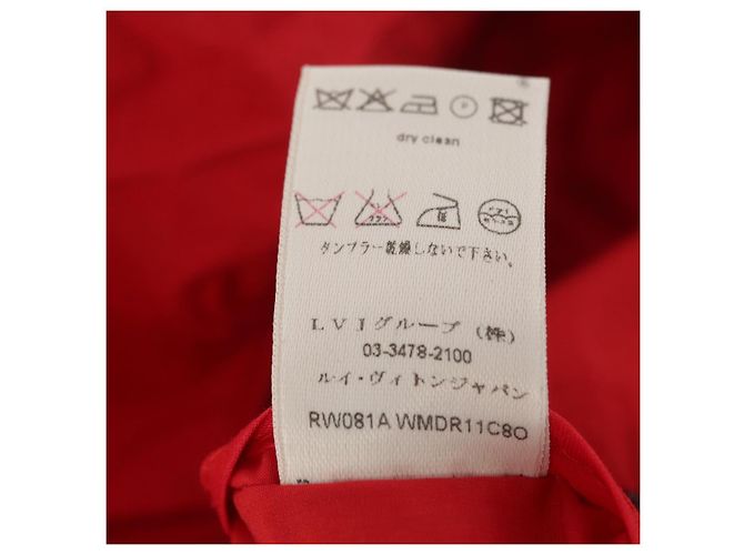 LOUIS VUITTON Mono de Algodón Rojo LV Auth 167171A Roja - vista 14