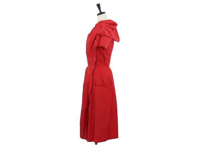 LOUIS VUITTON Mono de Algodón Rojo LV Auth 167171A Roja - vista 3