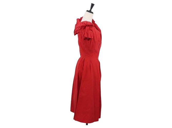 LOUIS VUITTON Mono de Algodón Rojo LV Auth 167171A Roja - vista 4