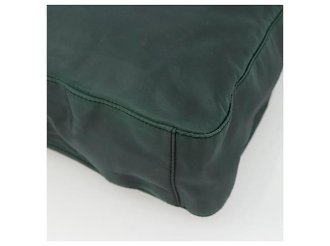 Borsa a Spalla PRADA Nylon Verde Argento Auth BA11893 - vista 16