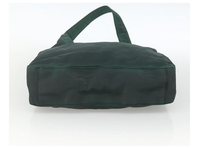 Borsa a Spalla PRADA Nylon Verde Argento Auth BA11893 - vista 5