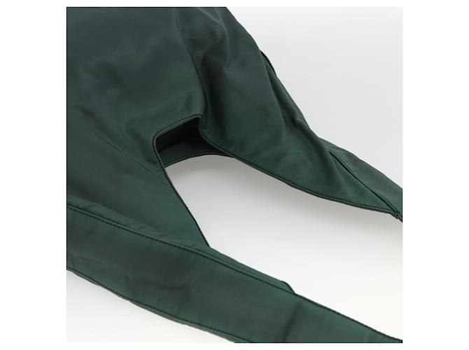 Borsa a Spalla PRADA Nylon Verde Argento Auth BA11893 - vista 6