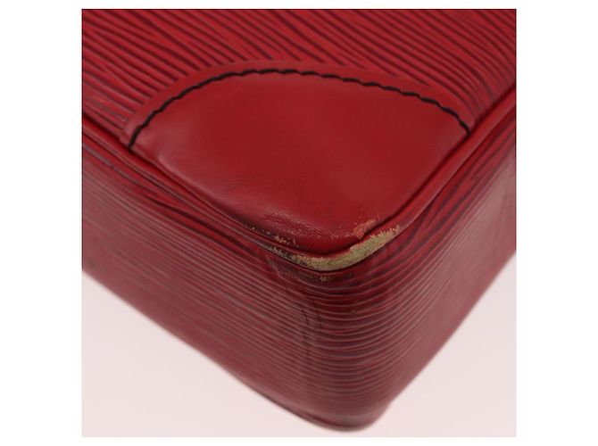LOUIS VUITTON Epi Porta Documenti da Viaggio Borsa Business Rossa M54477 LV Auth BAZ449 Rosso - vista 15