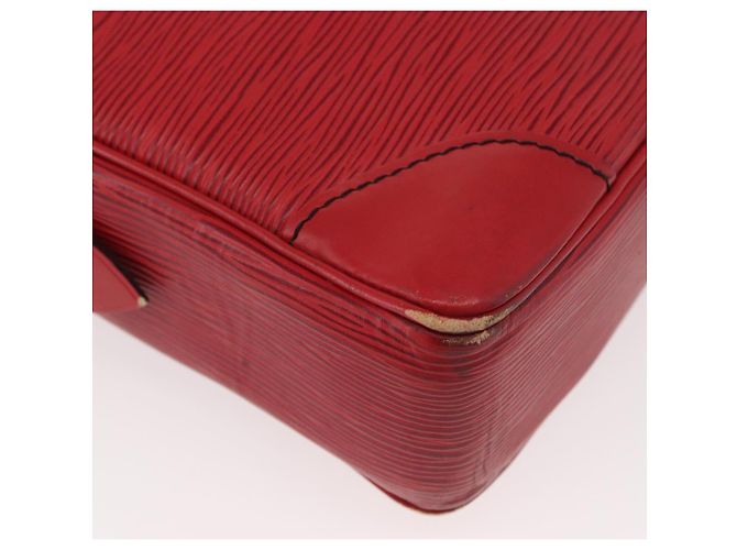 LOUIS VUITTON Epi Porta Documenti da Viaggio Borsa Business Rossa M54477 LV Auth BAZ449 Rosso - vista 16