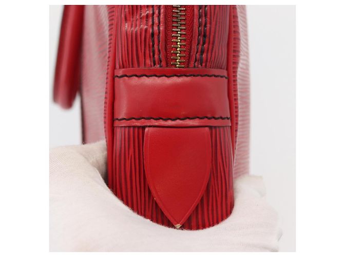 LOUIS VUITTON Epi Porta Documenti da Viaggio Borsa Business Rossa M54477 LV Auth BAZ449 Rosso - vista 18