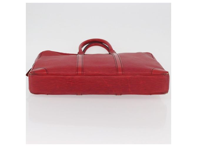 LOUIS VUITTON Epi Porta Documenti da Viaggio Borsa Business Rossa M54477 LV Auth BAZ449 Rosso - vista 5