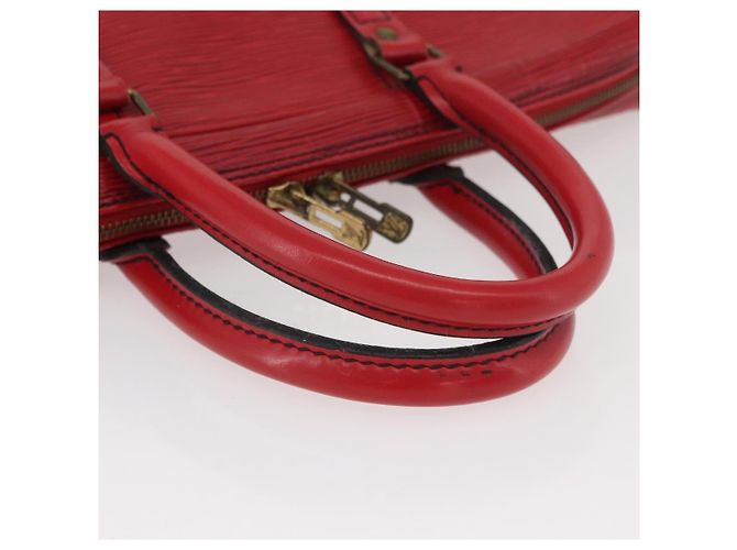 LOUIS VUITTON Epi Porta Documenti da Viaggio Borsa Business Rossa M54477 LV Auth BAZ449 Rosso - vista 7