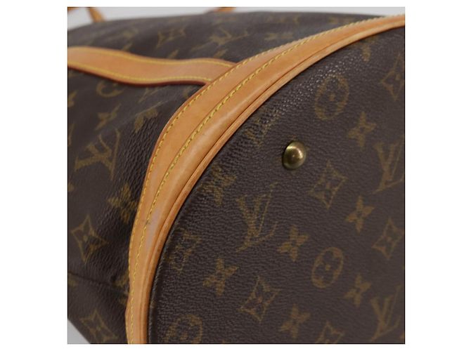 LOUIS VUITTON Borsa a Spalla Monogram Bucket GM M42236 LV Auth bs34290 Monogramma - vista 16