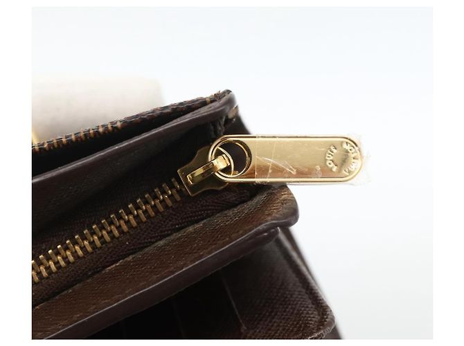 LOUIS VUITTON Cartera Joy Bifold Damier Ebene N60034 LV Auth bs34321 - vista 10