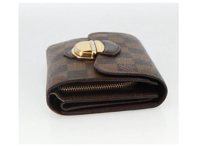 LOUIS VUITTON Cartera Joy Bifold Damier Ebene N60034 LV Auth bs34321 - vista 4