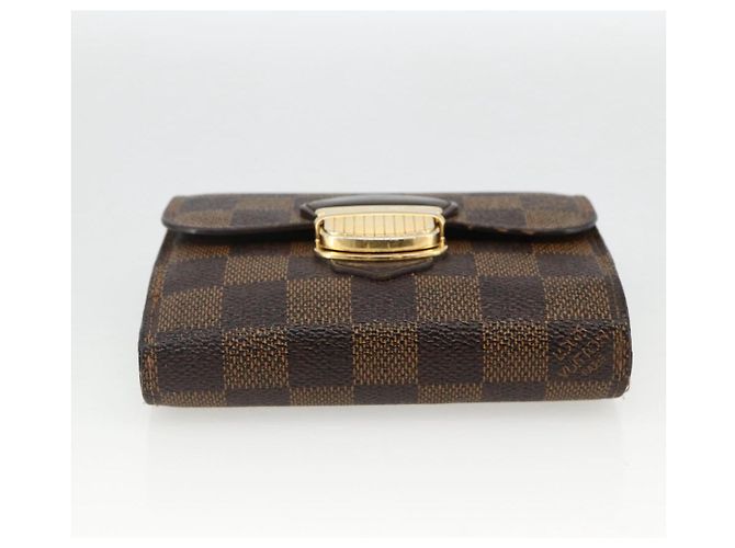 LOUIS VUITTON Cartera Joy Bifold Damier Ebene N60034 LV Auth bs34321 - vista 6