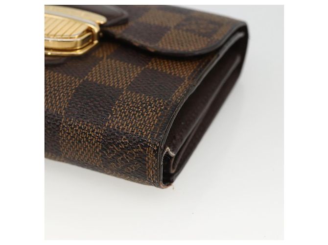 LOUIS VUITTON Cartera Joy Bifold Damier Ebene N60034 LV Auth bs34321 - vista 7