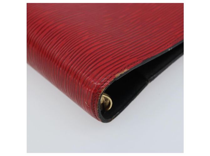 CUBIERTA DE AGENDA MM LOUIS VUITTON Epi Roja R20047 LV Auth mr2194 - vista 14