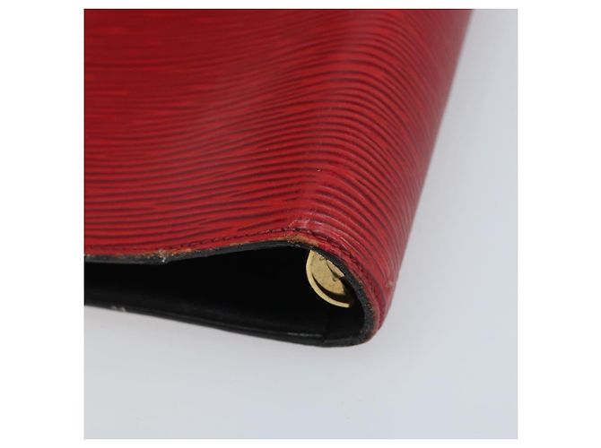 CUBIERTA DE AGENDA MM LOUIS VUITTON Epi Roja R20047 LV Auth mr2194 - vista 15