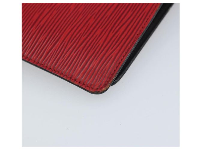 CUBIERTA DE AGENDA MM LOUIS VUITTON Epi Roja R20047 LV Auth mr2194 - vista 16