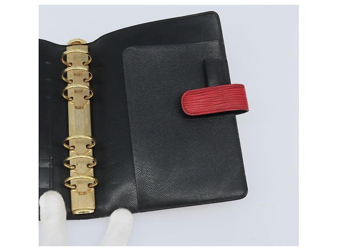 CUBIERTA DE AGENDA MM LOUIS VUITTON Epi Roja R20047 LV Auth mr2194 - vista 18