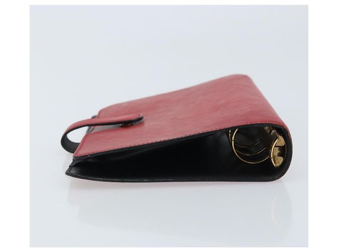 CUBIERTA DE AGENDA MM LOUIS VUITTON Epi Roja R20047 LV Auth mr2194 - vista 5
