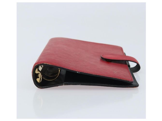 CUBIERTA DE AGENDA MM LOUIS VUITTON Epi Roja R20047 LV Auth mr2194 - vista 6