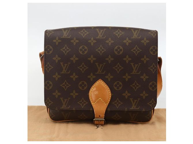 LOUIS VUITTON Borsa a Spalla Monogram Cartouchiere GM M51252 LV Auth 174321A Monogramma - vista 12