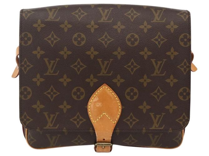 LOUIS VUITTON Borsa a Spalla Monogram Cartouchiere GM M51252 LV Auth 174321A Monogramma - vista 13