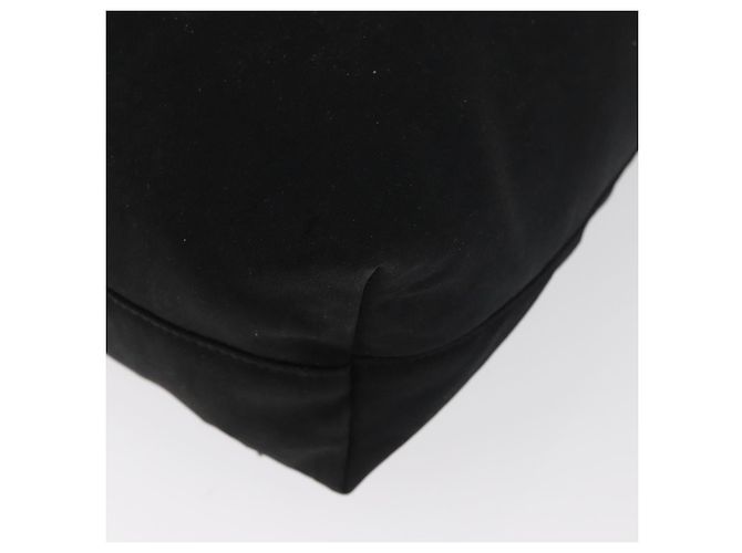 Borsa Tote FENDI in nylon nero argento Auth fm5308 - vista 16