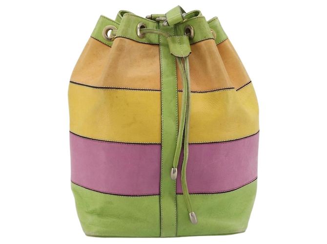 Céline Schultertasche aus Leder in mehrfarbigem Silber authentisch ARZ906 Mehrfarben - Ansicht 13