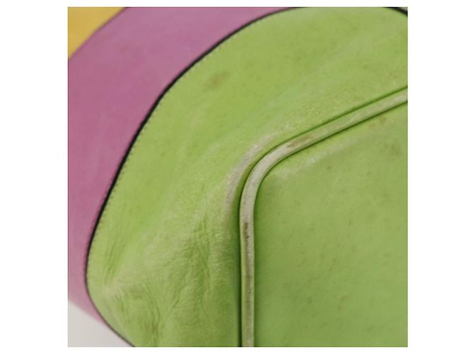 Céline Schultertasche aus Leder in mehrfarbigem Silber authentisch ARZ906 Mehrfarben - Ansicht 16