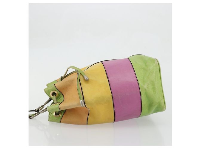 Céline Schultertasche aus Leder in mehrfarbigem Silber authentisch ARZ906 Mehrfarben - Ansicht 4