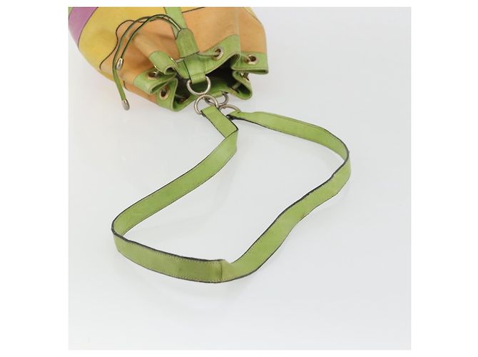 Céline Schultertasche aus Leder in mehrfarbigem Silber authentisch ARZ906 Mehrfarben - Ansicht 7