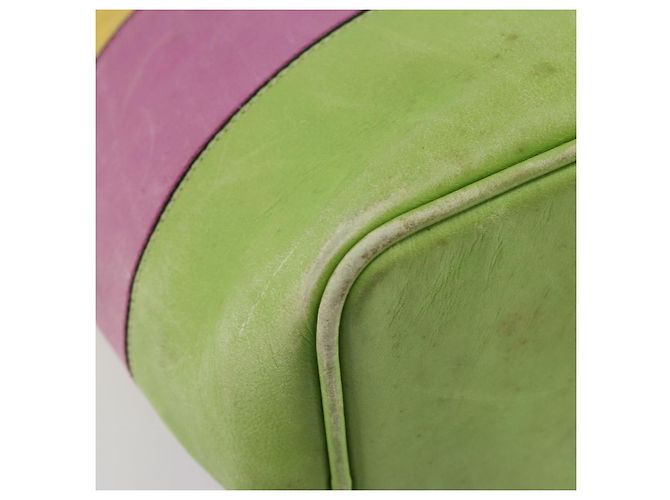 Céline Schultertasche aus Leder in mehrfarbigem Silber authentisch ARZ906 Mehrfarben - Ansicht 8