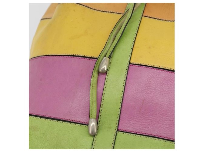 Céline Schultertasche aus Leder in mehrfarbigem Silber authentisch ARZ906 Mehrfarben - Ansicht 9