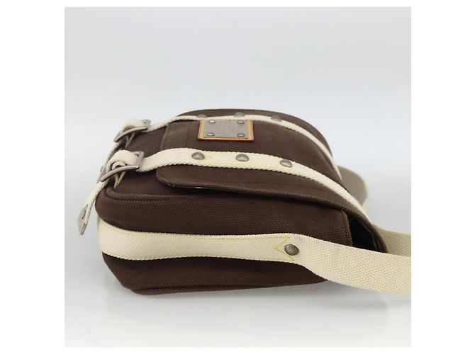 LOUIS VUITTON Antigua Buzzus PM Borsa a Spalla Marrone M40080 LV Auth ka3449A - vista 4